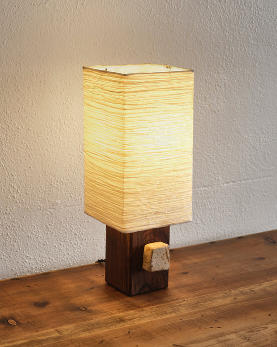 Cocobolo Column Lamp