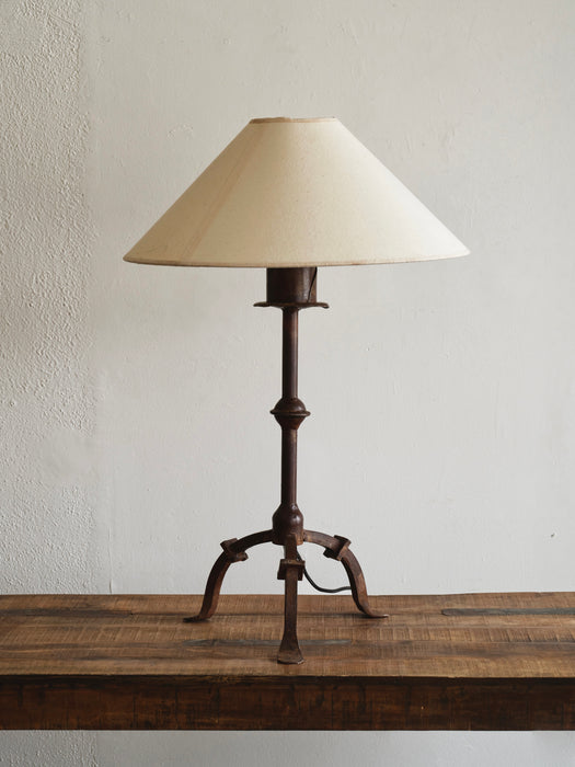 Pair Of Steel Lamps