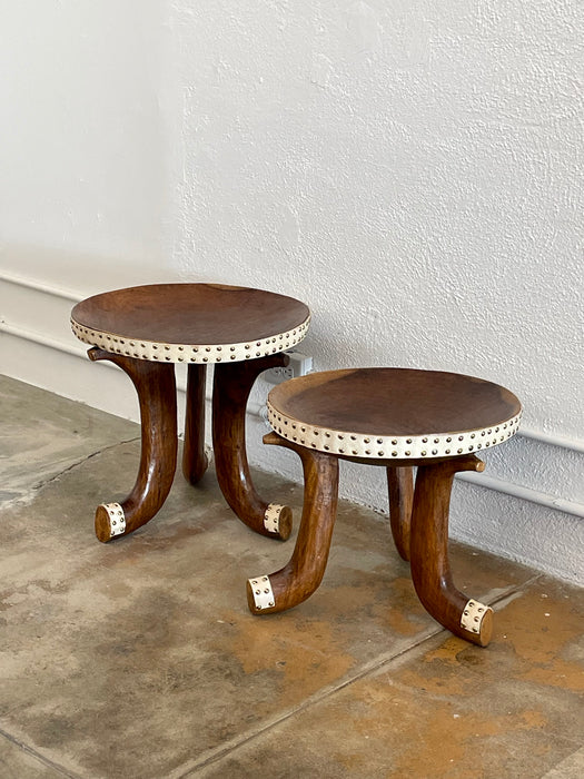 African Side Table - Large