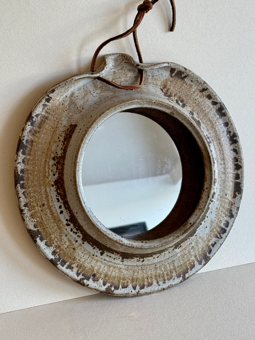 Ceramic Studio Pottery Mirror