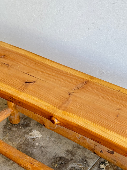 Ponderosa Pine Bench