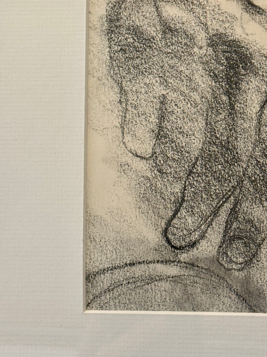 Two Hands Charcoal Sketch