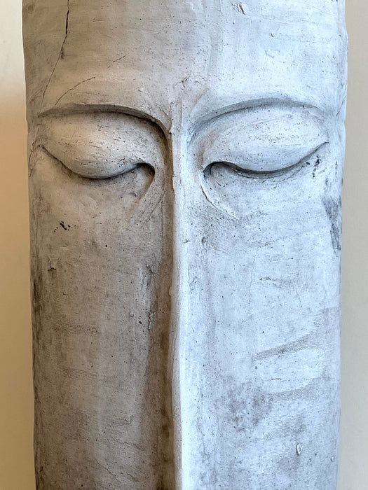 Ceramic Face Sculpture