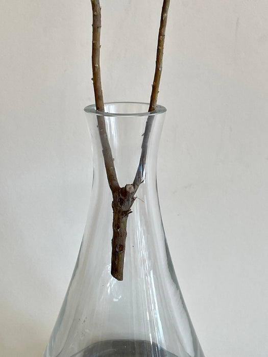 Conical Glass Stem Vase