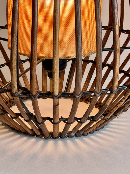 Bamboo Lantern Table Lamp