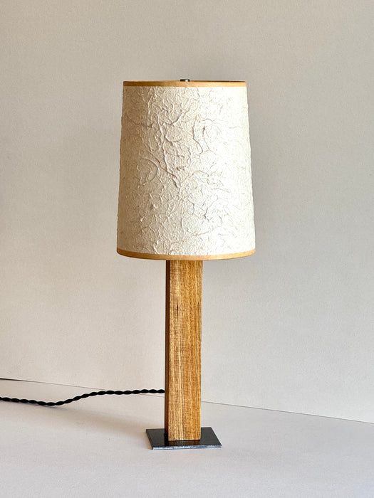 Canarywood Column Lamp