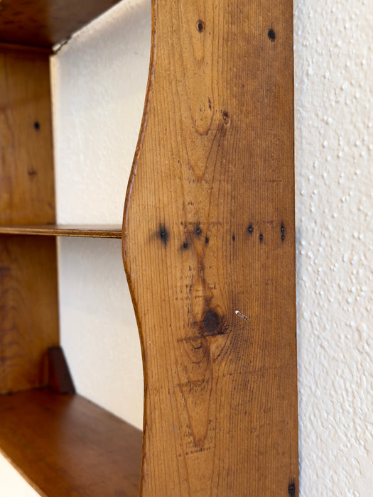 Antique Wood Wall Shelf