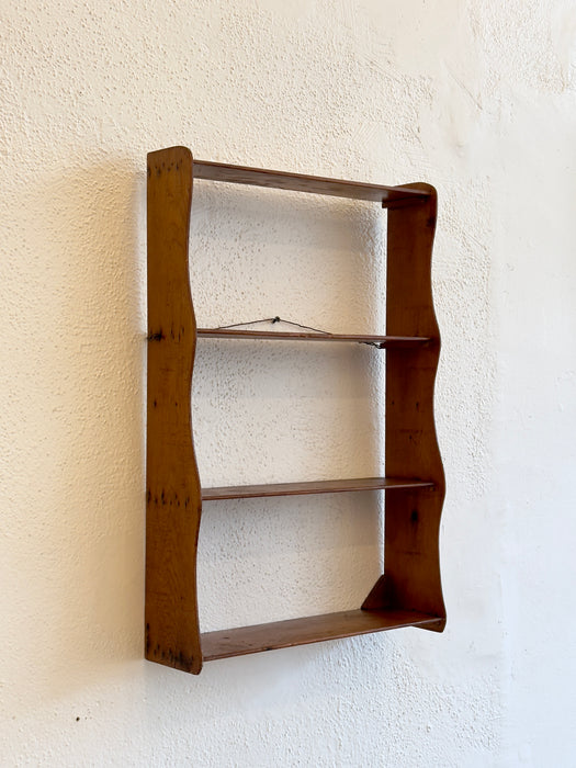 Antique Wood Wall Shelf