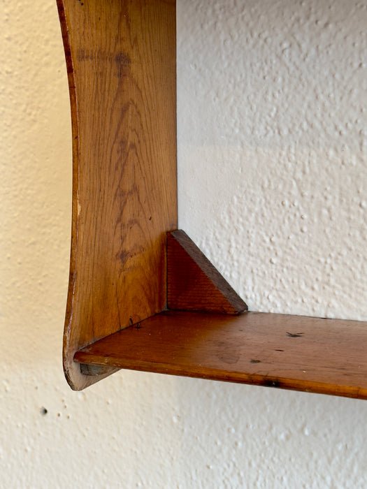 Antique Wood Wall Shelf