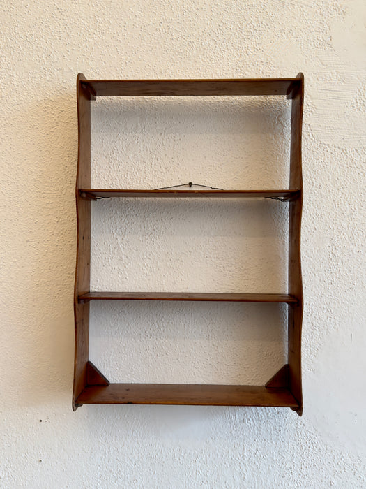 Antique Wood Wall Shelf