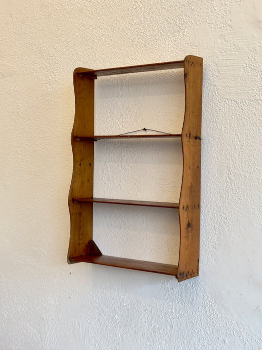 Antique Wood Wall Shelf