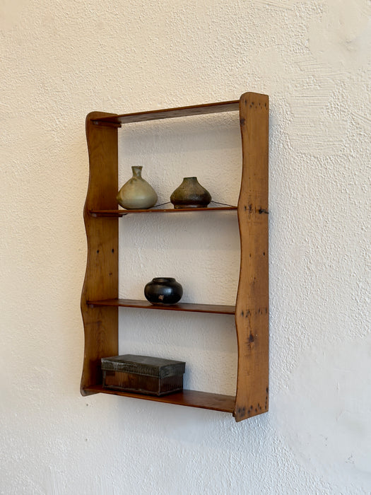 Antique Wood Wall Shelf