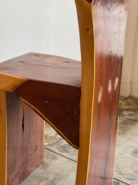 Parota Chair With Matching Footrest