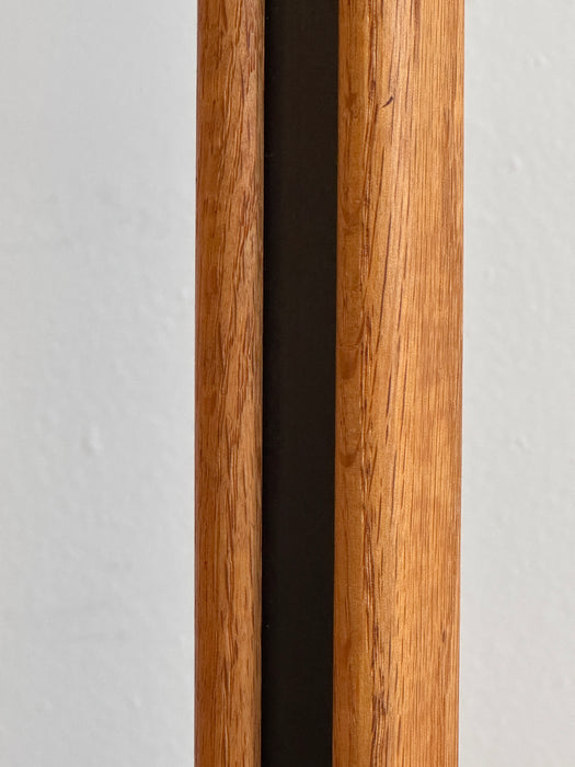 Slimline Red Oak Floor Lamp