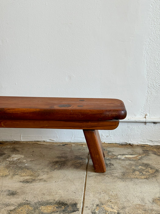 Solid Pine Low Bench