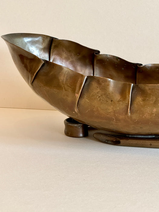 Oblong Copper Bowl