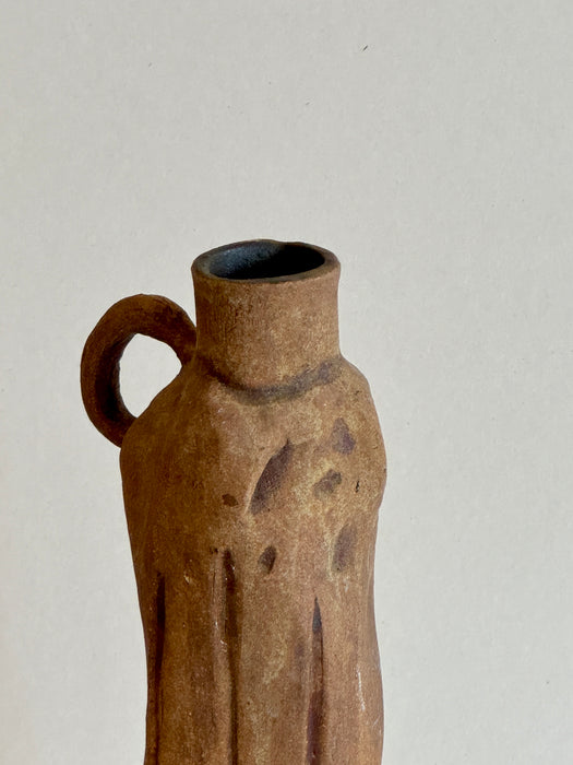 Stoneware Vessel With Handle
