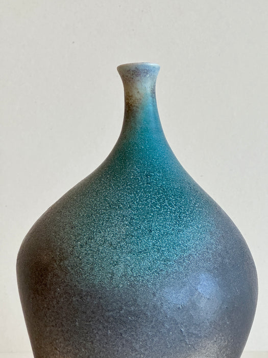 Pinched Porcelain Bud Vase