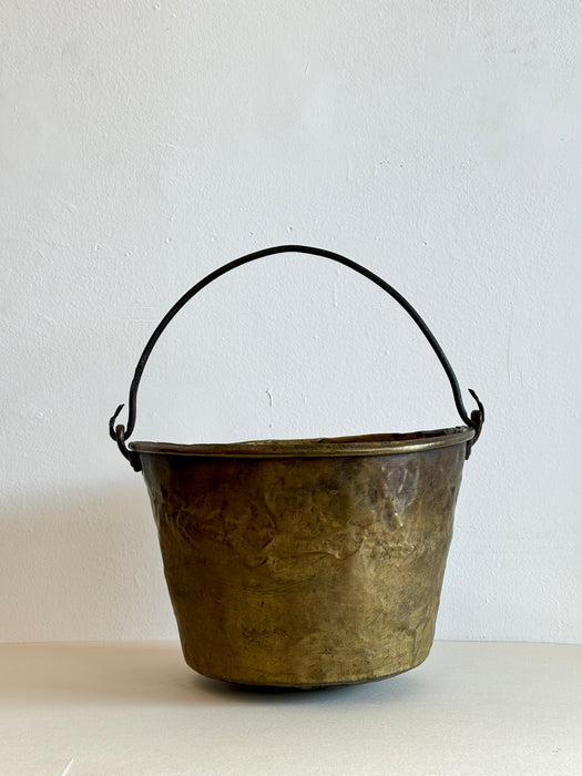 Hammered Metal Bucket