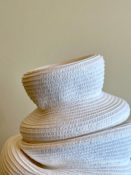 Fabric Vase Cover - Ivory