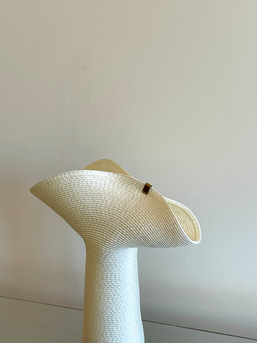 Fabric Vase - L - Ivory