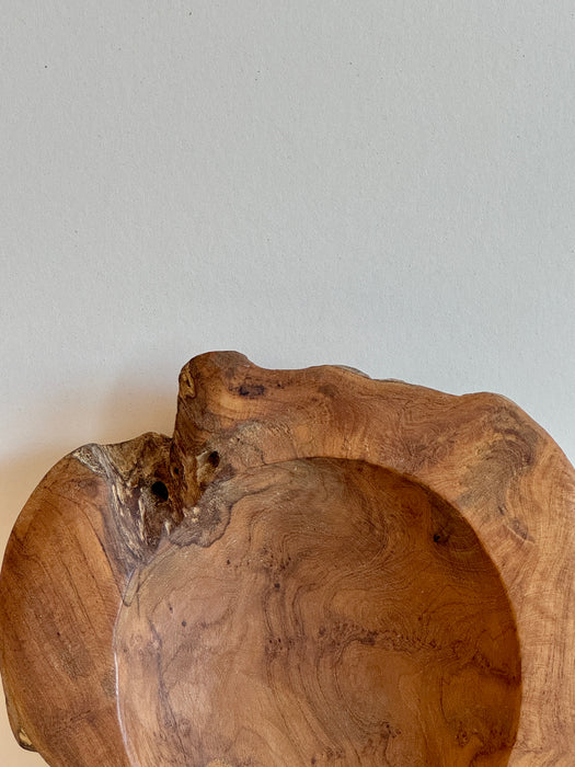 Hand Carved Mequite Bowl