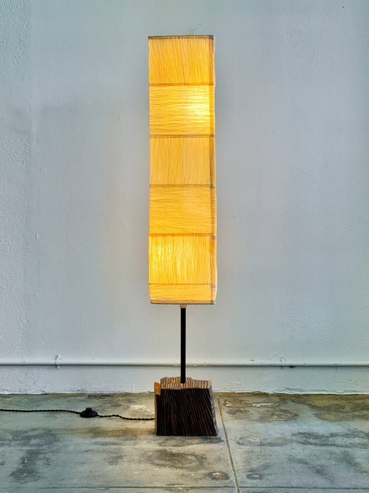 Wood Block Floor Lamp