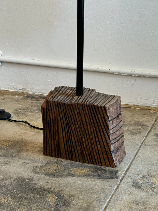 Wood Block Floor Lamp