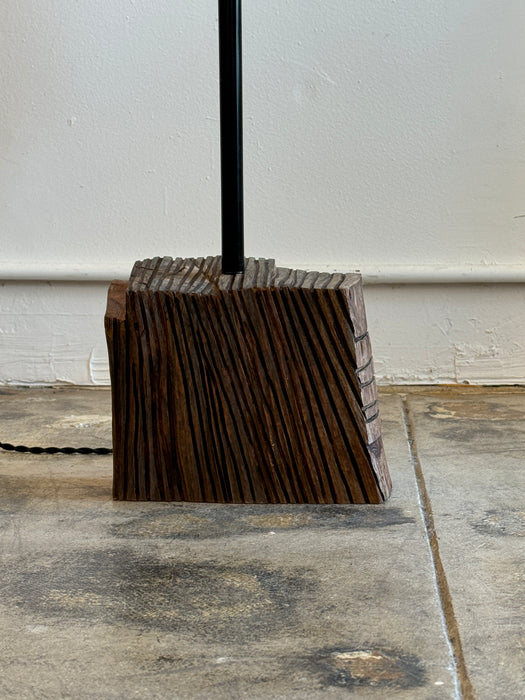 Wood Block Floor Lamp