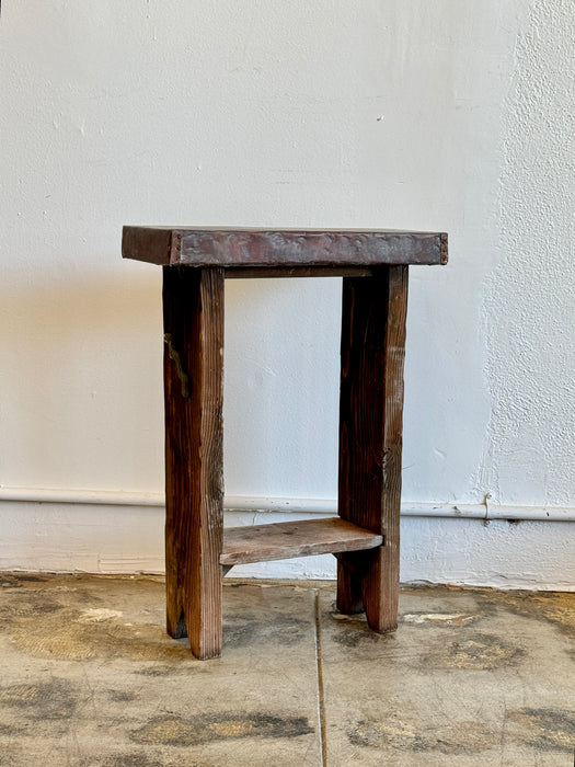 Copper And Wood Table