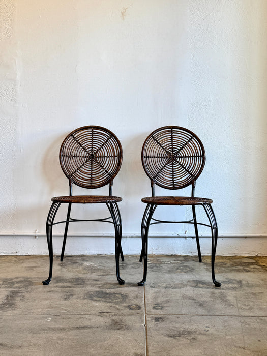 Pair Of Wicker Chairs