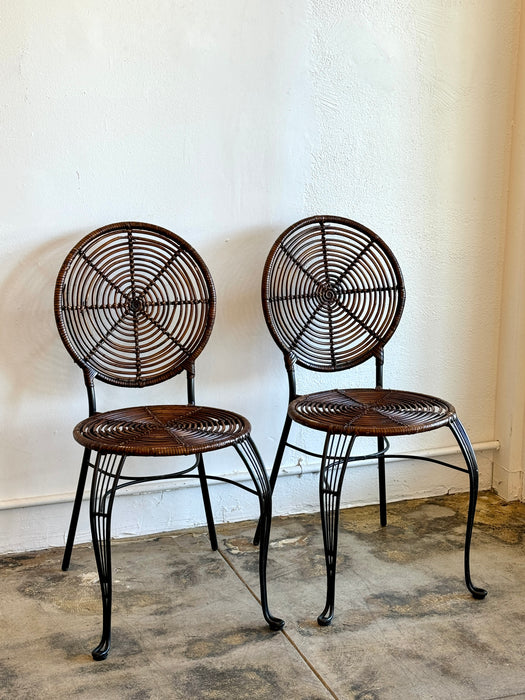 Pair Of Wicker Chairs