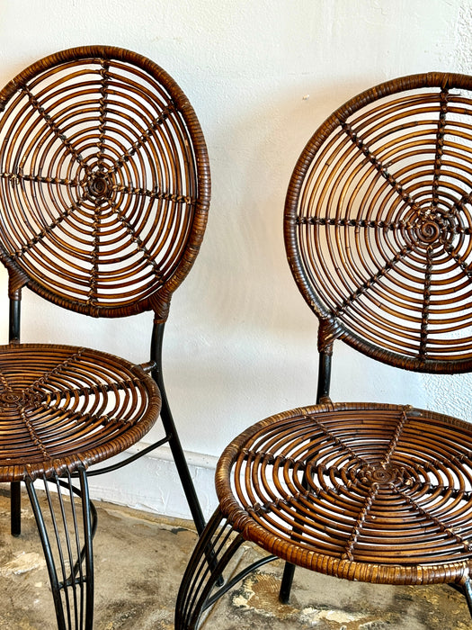 Pair Of Wicker Chairs