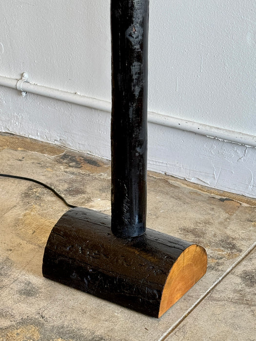 Artisanal Yakisugi Floor Lamp