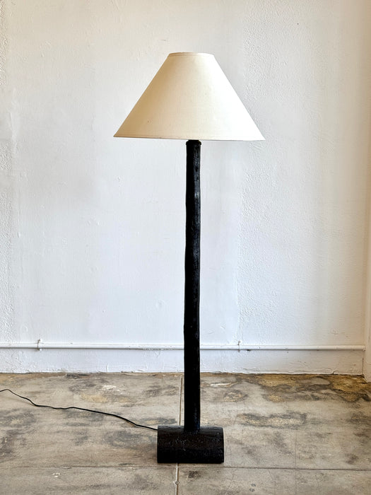 Artisanal Yakisugi Floor Lamp