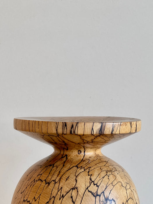 Large Spalted Beech Weed Vase