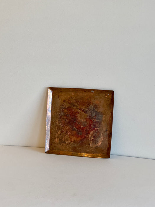 Square Brass Dish A