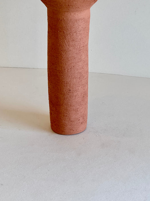 Terracotta Pedestal Vase