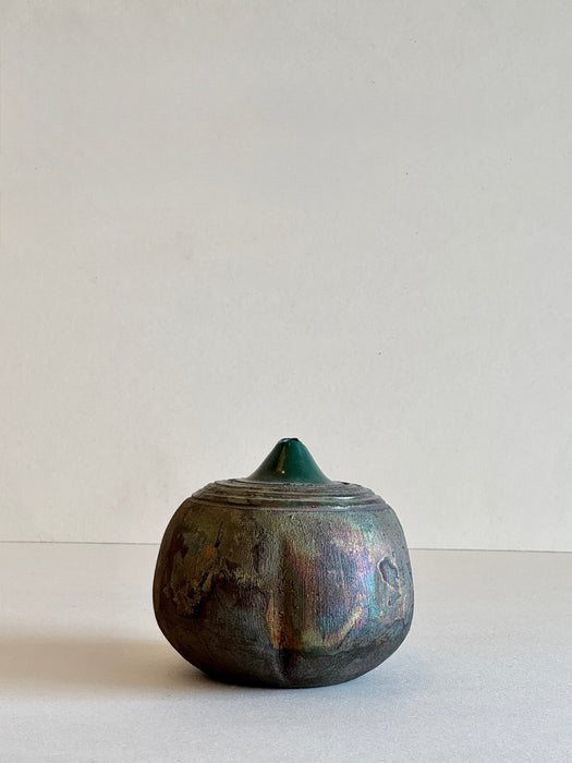 Raku Weed Vase