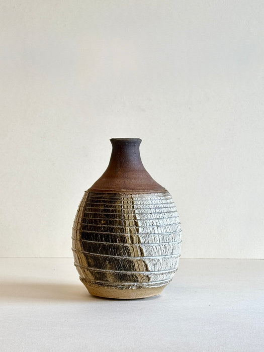 J.S Stoneware Vase