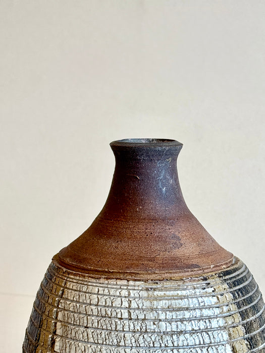 J.S Stoneware Vase