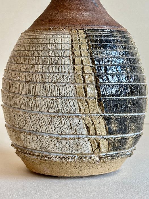 J.S Stoneware Vase