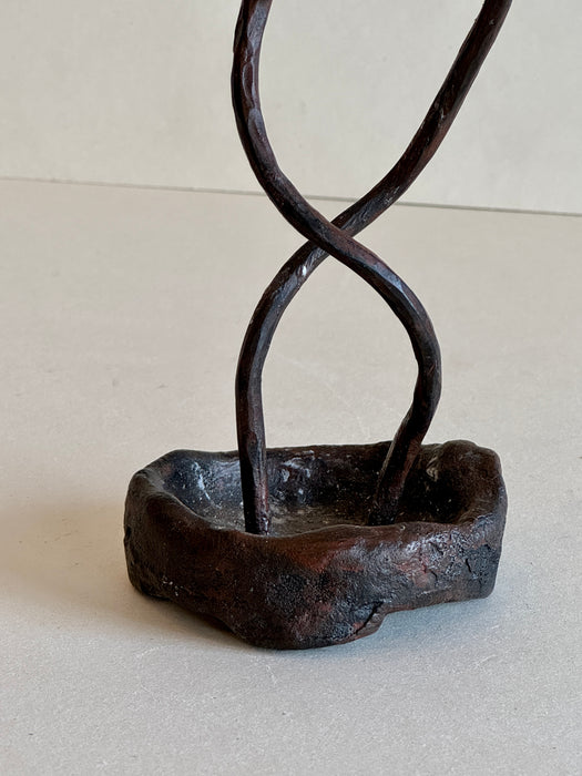 Steel Candlestick Sculpture