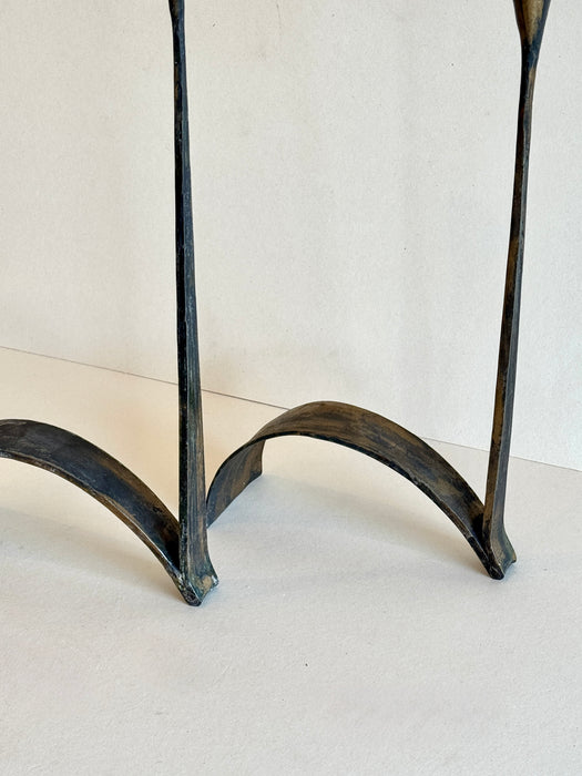 Forged Iron Candle Holders