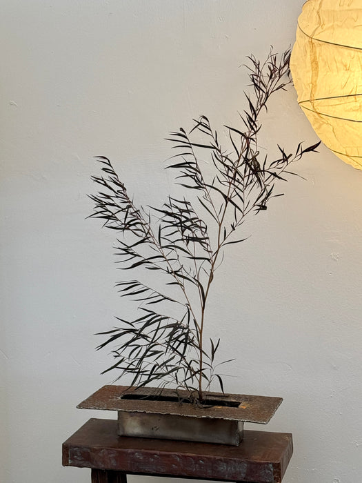 Steel Ikebana Vase