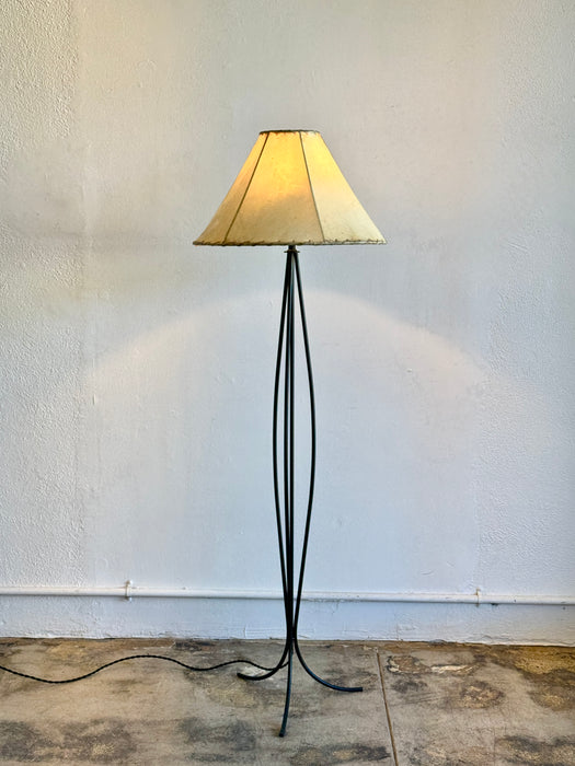 Curved Metal Floor Lamp