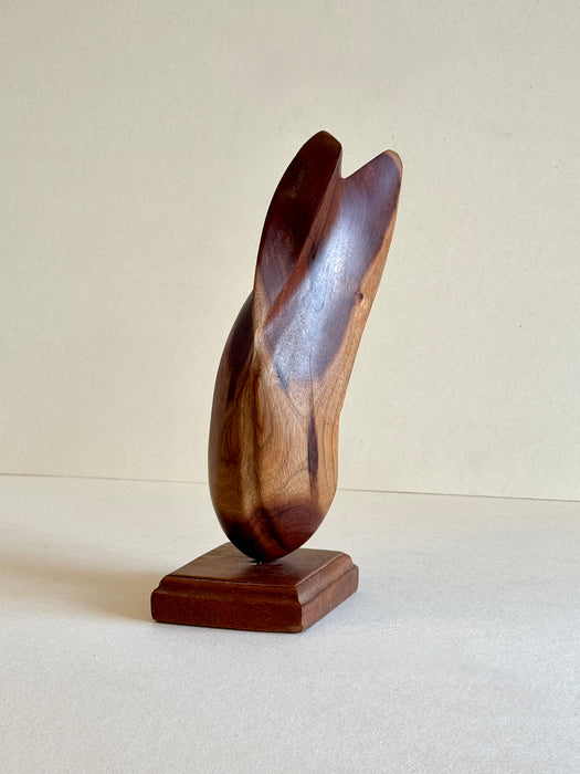 Biomorphic Teak Wood Sculpture