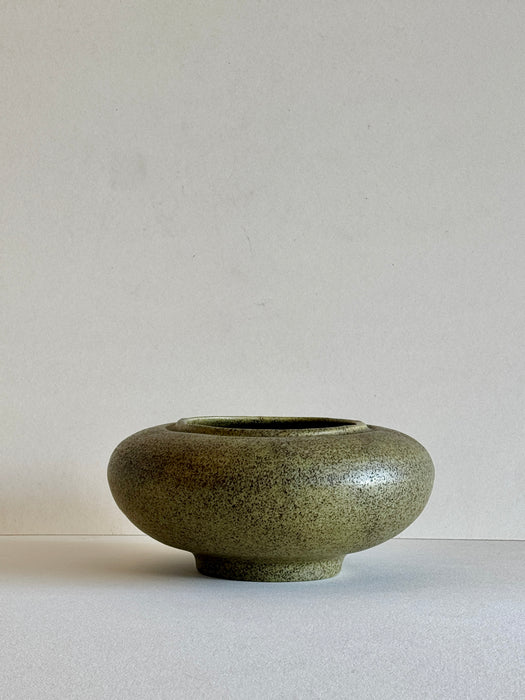 Green Glazed Ceramic Vase