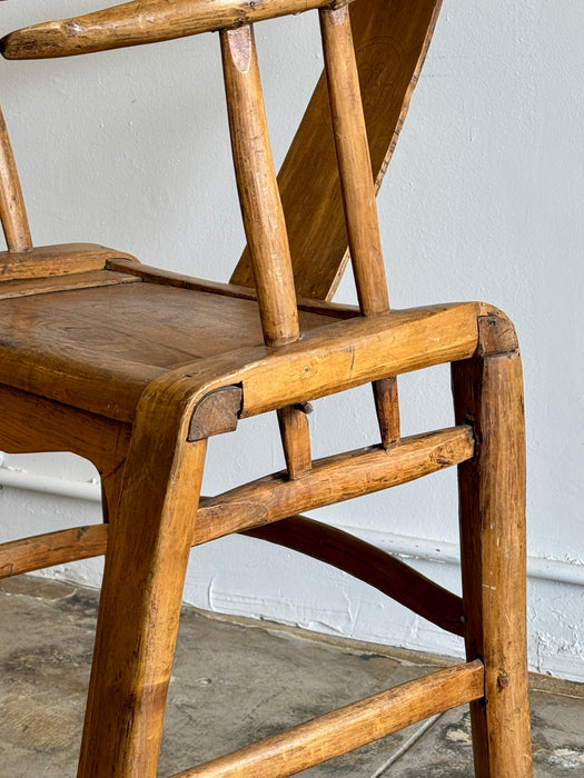 Early 20th Century Horseshoe Back Armchair