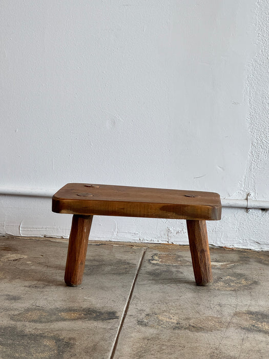 Three Legged Rectangle Stool